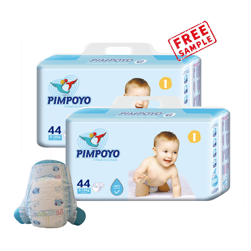 PIMPOYO Custom Baby Disposable A Grade Baby Diapers In Bales