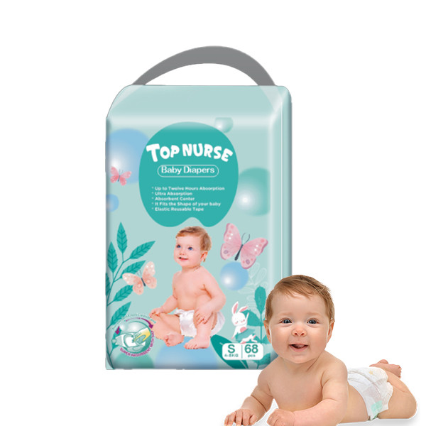 OEM Custom Package Breathable Backsheet Nappies Diapers in Stock with Good Quality