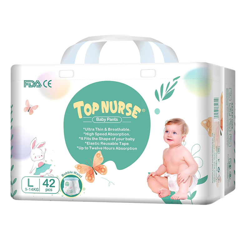 OEM/ODM Factory Manufacturer Portable Nappies Baby Diaper for Babies PP PE Baby Diapers Pants