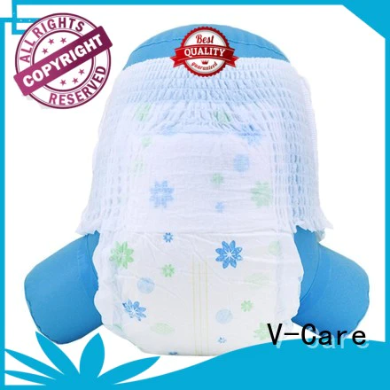 V-Care breathable disposable baby diapers company for sleeping